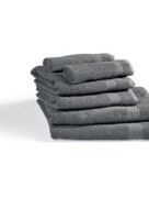 Ensemble de serviettes  6 pièces - gris