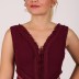 Robe longue sans manches Dans - violet