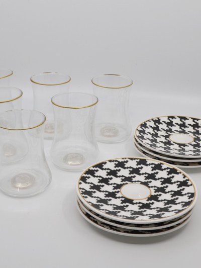 Verres à thé à détail Schäfer 