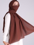 Châle Masqué Sefamerve 0005 - marron