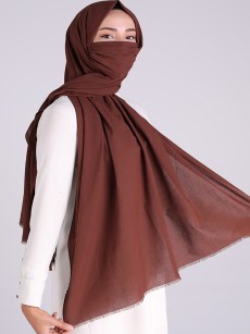 Châle Masqué Sefamerve 0005 - marron