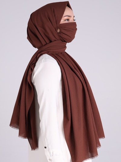 Châle Masqué Sefamerve 0005 - marron