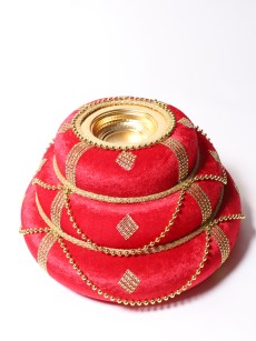 Plateau à perle - rouge 